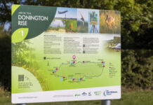 New signs for East Midlands Airport Trail