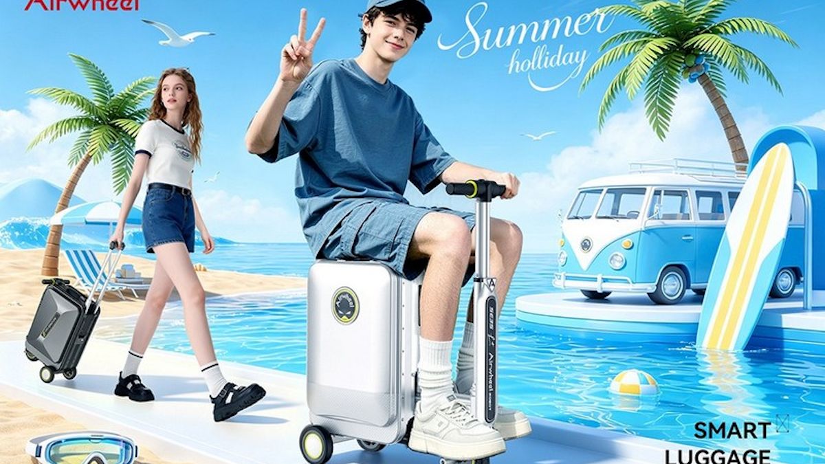 A suitcase you can ride on?